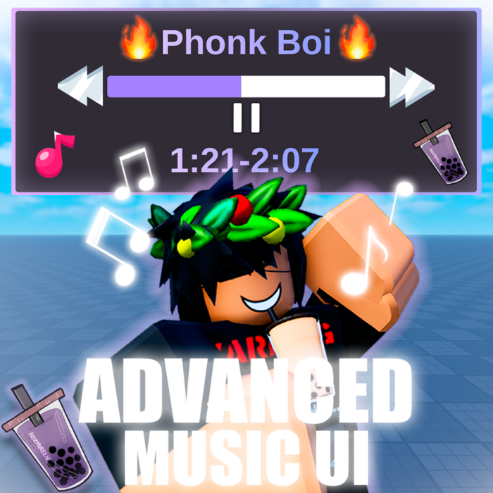 Advanced Music UI System preview 2