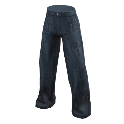 Jeans Y2K Stars Pink Baggy Faded Cyber Pants 2000s | Roblox