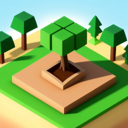 The forest X building island