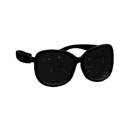 Emo Dark Oversized Glasses Roblox item