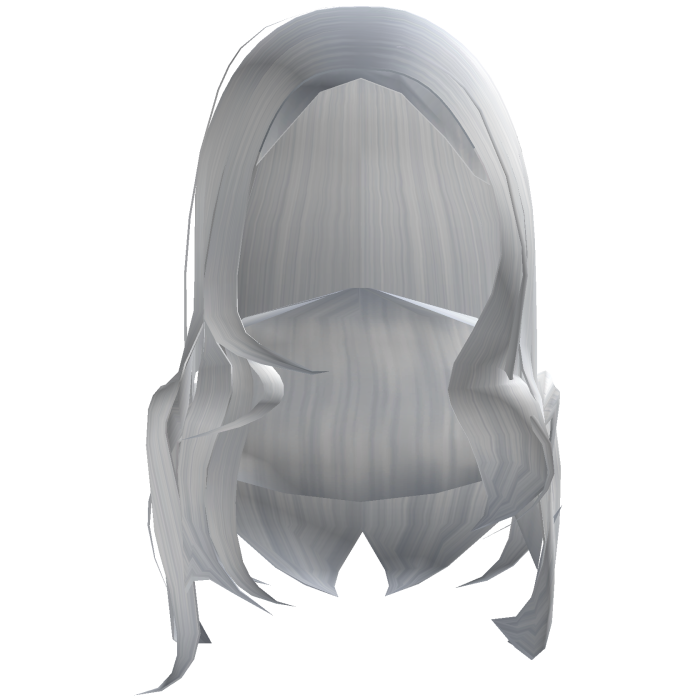 White Chest Length Blowout