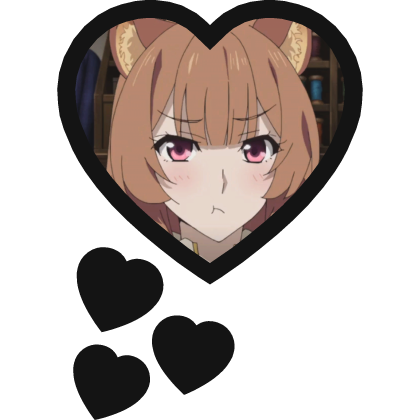 Raphtalia Thinking Hearts Shield Hero