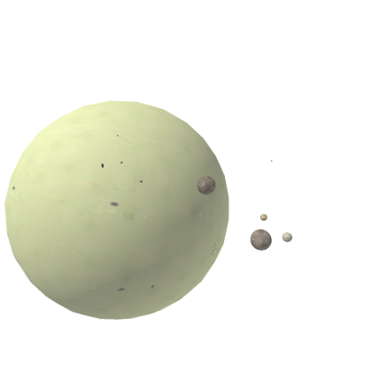 Jupiter, with 10 out of 67 of its moons.