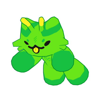 Gnarpy Cat Laying on Head Roblox item