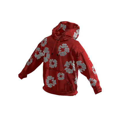 Red Denim Tears Hoodie thumbnail