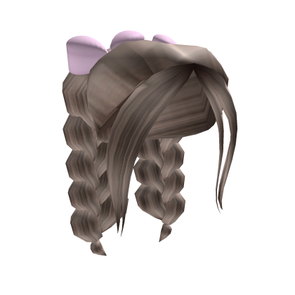 Cute Braided Pigtails - Blonde Roblox item