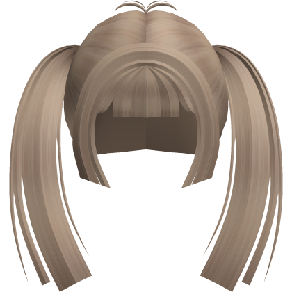 ♡ Kawaii long pigtails in Ash Blonde