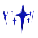Midnight Blue Celestial Crown