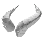 White Dominion Horns