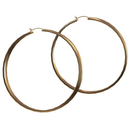 Y2k Gold Hoops