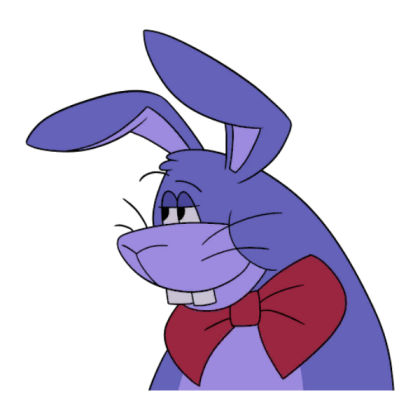 FNAF Cartoon Bonnie Poster Roblox decal
