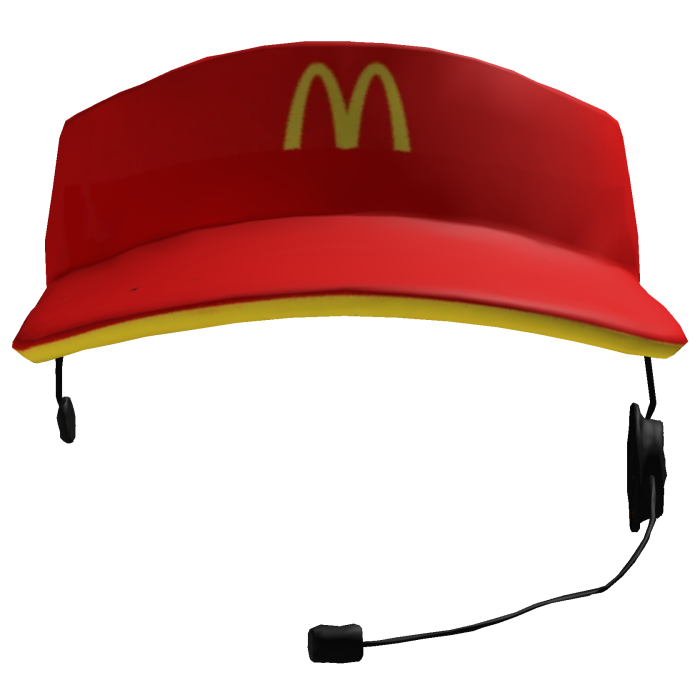 Fast Food Mcdonals Worker Visor