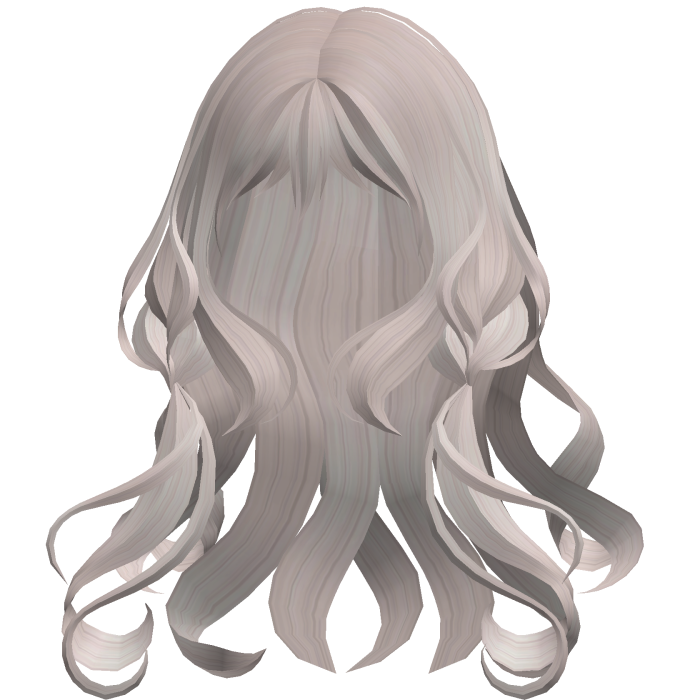 ♡ Ash Long Braided Cute Anime Puppy Girl Hair