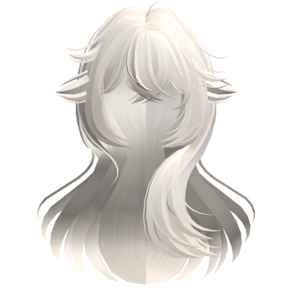 ♡ anime kawaii moe wispy hair in light blonde