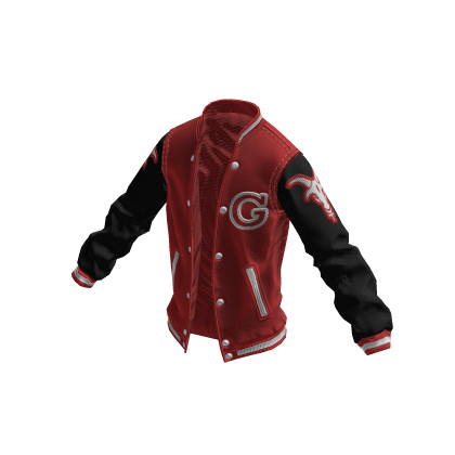 College Jacket | Red Black White thumbnail