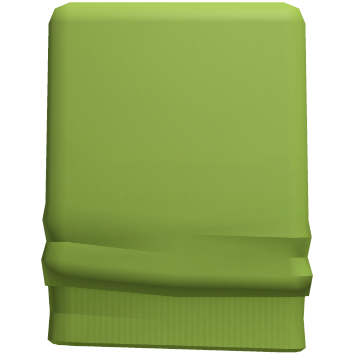 Long Pastel Lime Hoodie Sleeve | Right