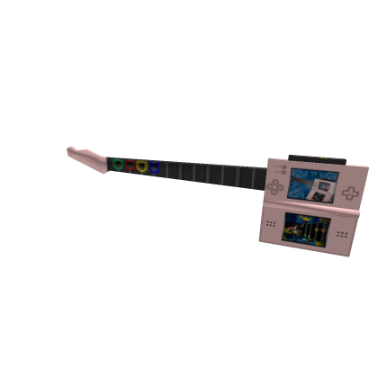 Coral Pink Dueling Screens Guitar