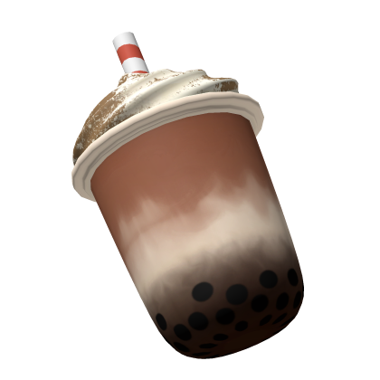 Chocolate Boba Drink with Whip Cream thumbnail