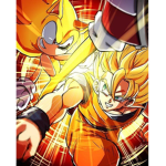 Sonic and Goku mega power