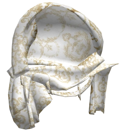 Big Neck Scarf (White&Gold) | Roblox Item - Rolimon's