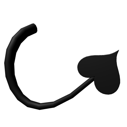 black heart imp demon tail