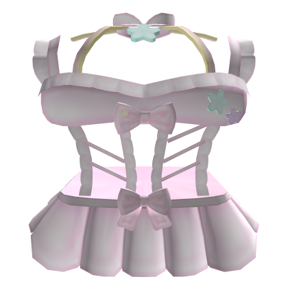 ‿♡. adorable little star girl dress pink