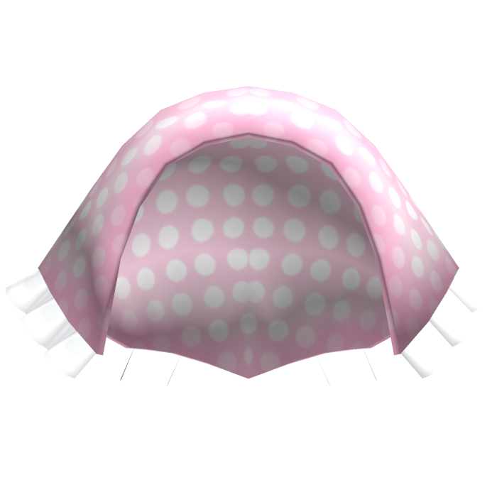 ♡ kawaii pink polka dotted headkerchief