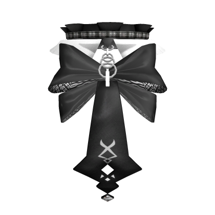 Elegant White Collar & Black Tie 3.0 [Monochrome]