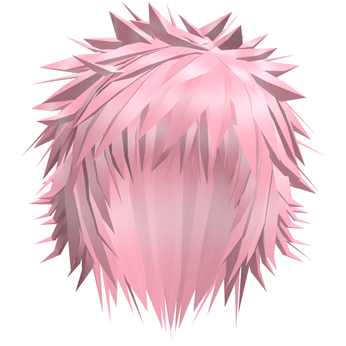 Pink Messy Emo Anime Gothic Boy Hair