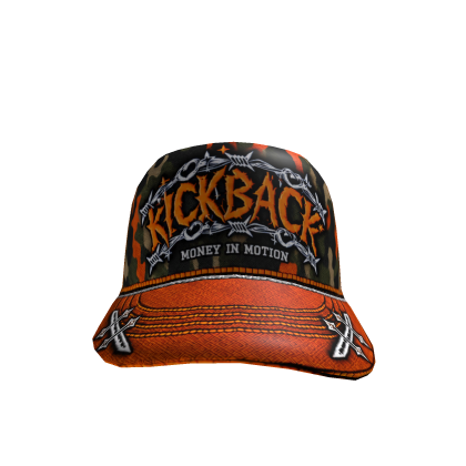 RF Kickback Cap Camo Orange