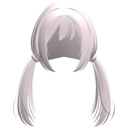 pastel pink manga cutie loose low pigtails