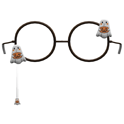 brown halloween ghost eyewear