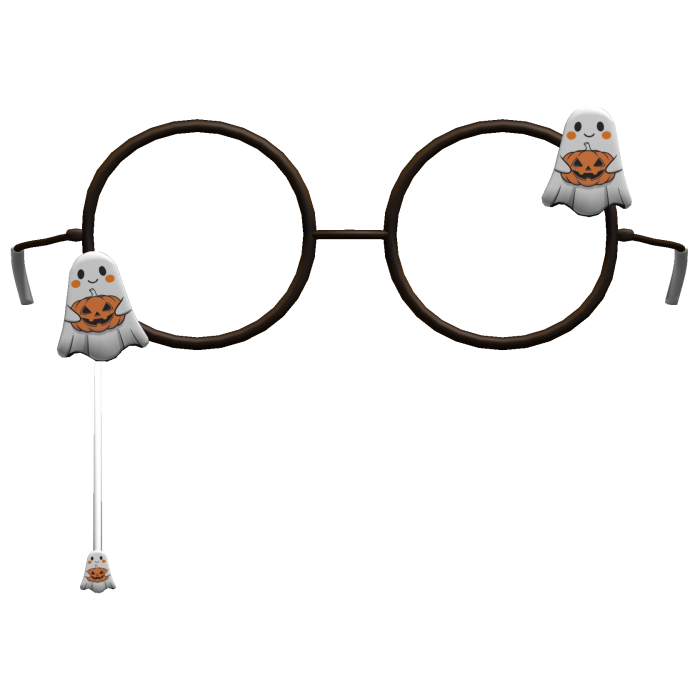 brown halloween ghost eyewear