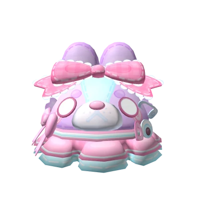 cute Purple stitched bunny ribbon hat | Roblox Item - Rolimon's