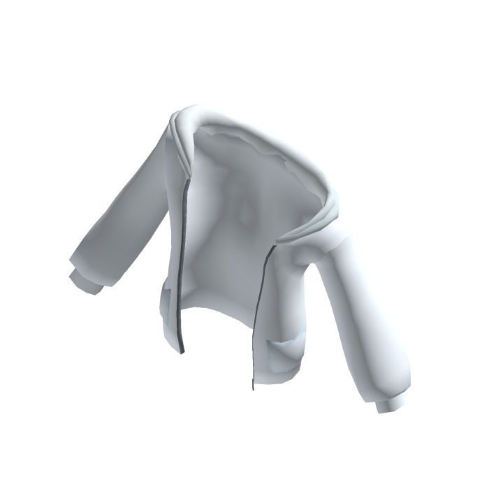 Off-Shoulder Jacket White