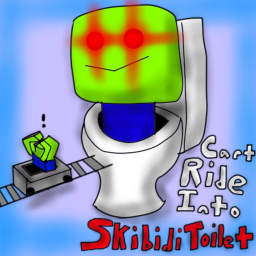 Cart ride into Skibidi Toilet
