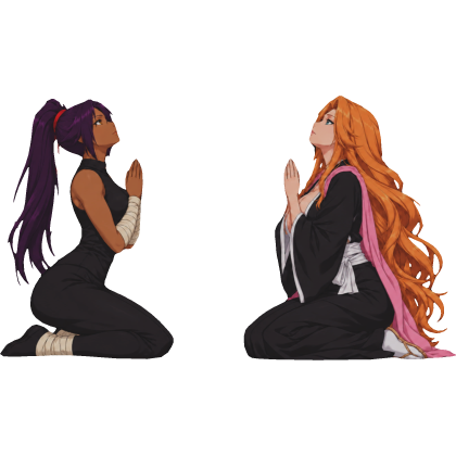 Yoruichi e Rangiku