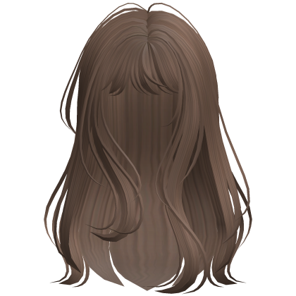 Brown Anime Girl Hair Roblox item