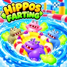 🏁[1-4 players] Hippos Farting icon