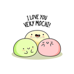 Mochi and ice cream