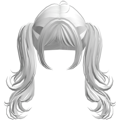 Flowy Long Igari Lolita Pigtails (White) Roblox item