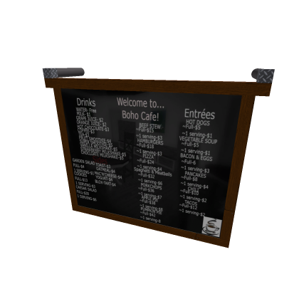 🎇 [New!] [UPDATE] Cafe Menu