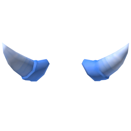 Blue Cyber Horns Roblox item