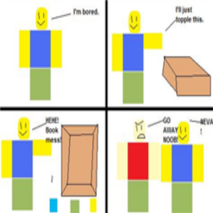 Funny noob comic. Roblox decal