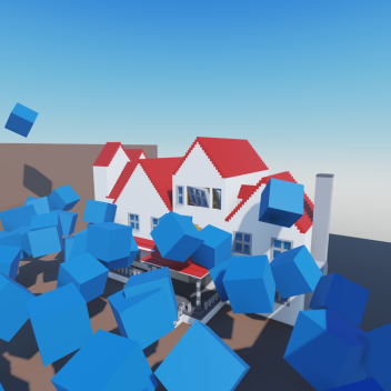 Survive a Tsunami in a Mansion!