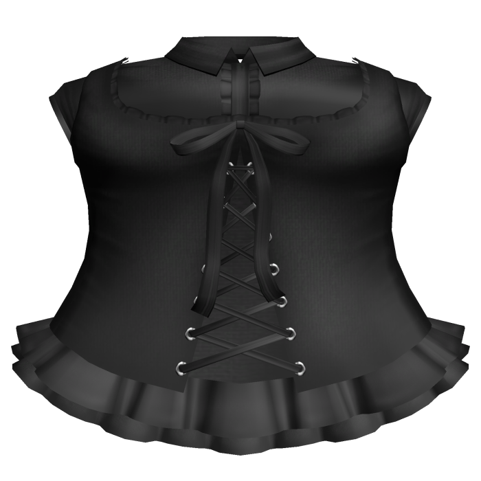 ♡꒰ gothic black corset laced dress