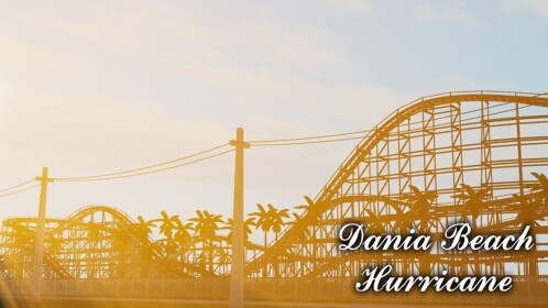 Dania Beach Hurricane: Wooden Rollercoaster (OLD)