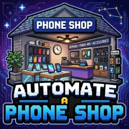 Repair and automate a Phone Shop icon