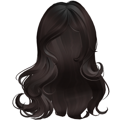 ♡ Silky Long Ethereal Waves (Dark Brown) Roblox item