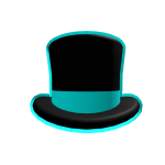 [FREE] Cyan Cartoony Top Hat